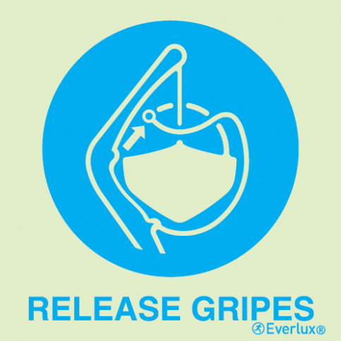 Release gripes IMO sign - with supplementary text | IMPA 33.5109 - S 01 10
