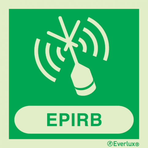 EPIRB IMO sign with supplementary text |IMPA33.4114 - S 02 69