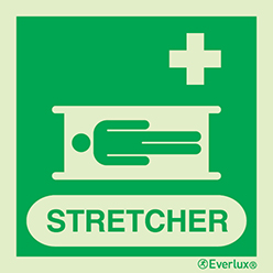 Stretcher IMO sign with supplementary text| IMPA 33.4121 - S 02 75