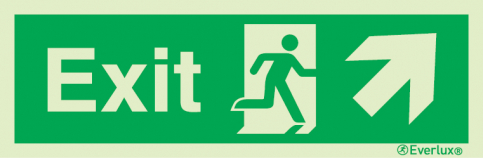 Exit sign - progress forward up to the right | IMPA 33.4403 - S 04 44