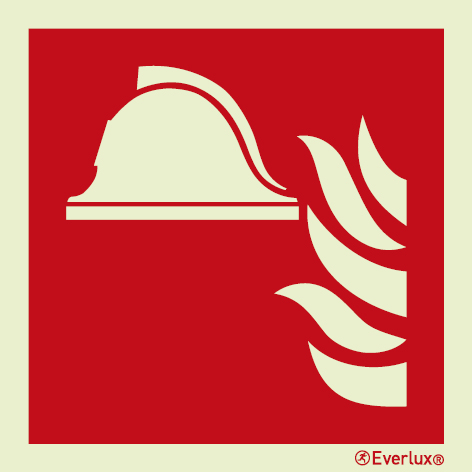 Collection of firefighting equipment sign | IMPA 33.6103 - S 18 05