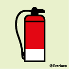 Powder fire extinguisher IMO LLL sign - S 20 42