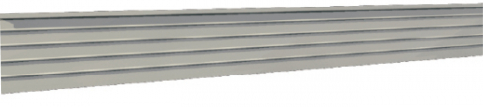 Aluminium rail for LLL strips - S 21 22