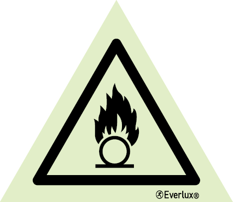 Oxidizing substance warning sign - S 30 05
