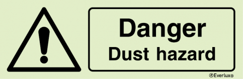 Danger dust hazard sign | IMPA 33.7551 - S 30 63