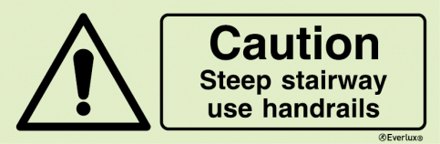 Caution steep stairway sign | IMPA 33.7624 - S 30 69