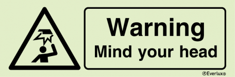 Warning mind your head sign | IMPA 33.7570 - S 30 85