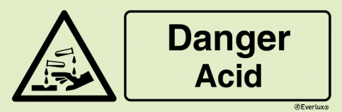 Danger acid sign | IMPA 33.7590 - S 31 77