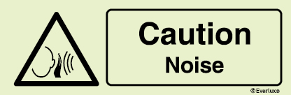 Caution noise sign | IMPA 33.7650 - S 31 81