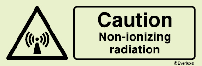 Caution non-ionizing radiation sign | IMPA 33.7673 - S 31 86