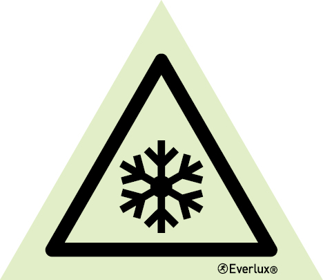 Warning low temperature/ freezing sign - S 32 31