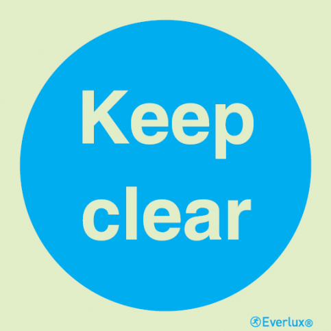 Keep clear sign | IMPA 33.5802 - S 34 20