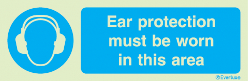 Ear protection must be worn in this area sign - S 35 62