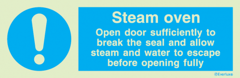 Steam oven instruction sign - S 36 60