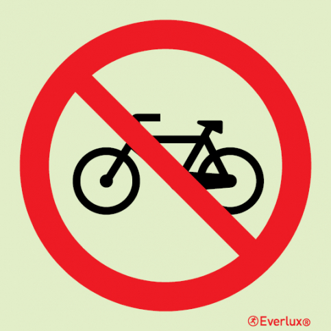 No bicycles - prohibition sign - S 39 05