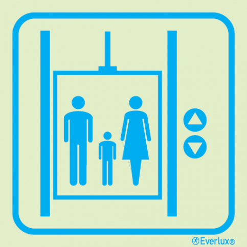 Elevators sign | IMPA 33.2402 - S 42 52