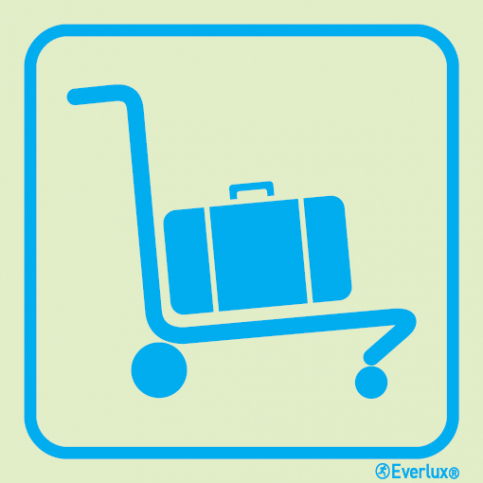 Baggage cart/ trolley sign | IMPA 33.2416 - S 42 65
