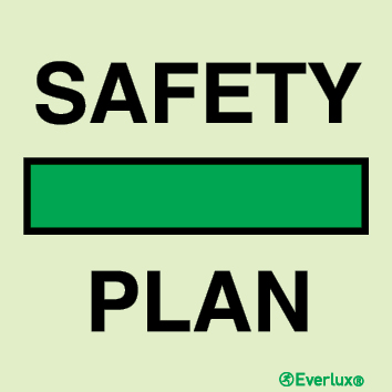 Plan for life-saving appliances and means of escape IMO sign - S 43 64