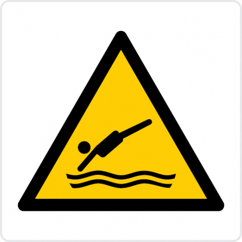 Diving area - warning sign - S 45 55
