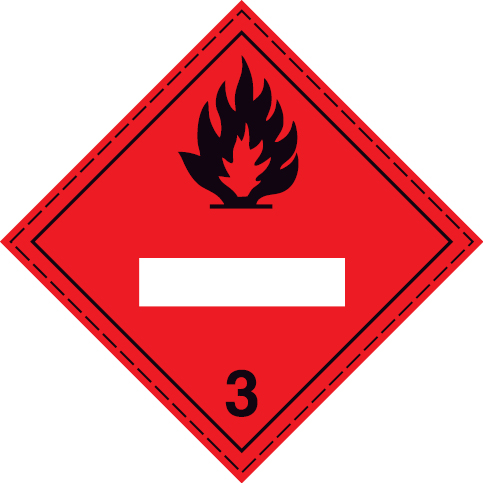 Flammable liquids No. 3 - UN numbers display | IMPA 33.2232 - S 56 06