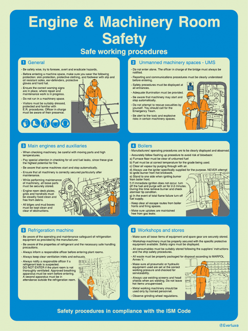 Engine and machinery room entry - ISM safety procedures - S 63 10