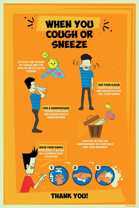 Infection control safety procedures when you cough your sneeze - SC 022